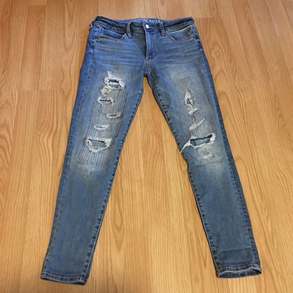 American Eagle Distressed Jeggings